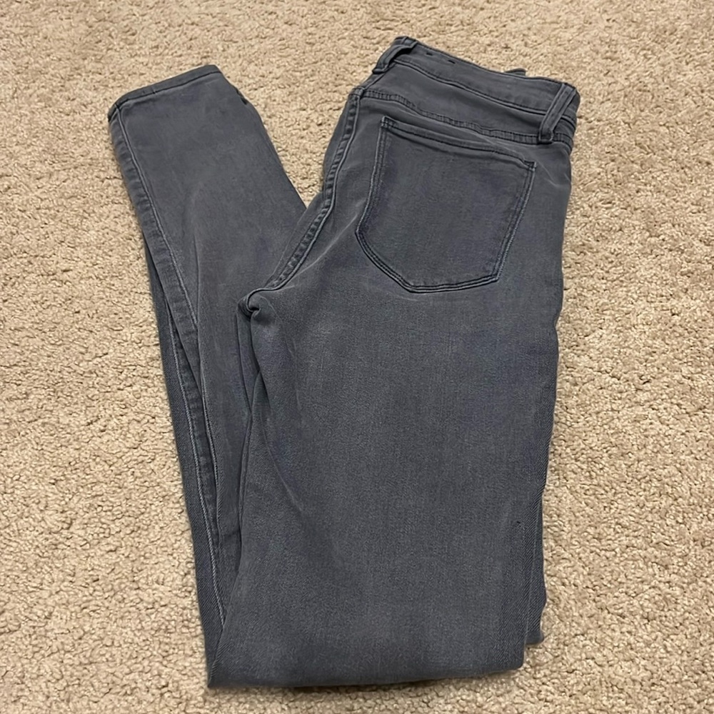 GAP Universal Denim Jegging High Rise gray 27L